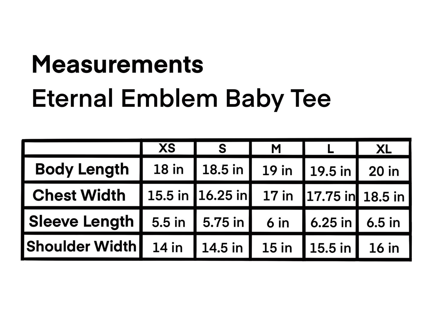 Eternal Emblem Baby Tees